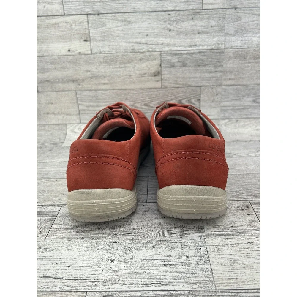 Dansko Henriette Burnt Orange Nubuck Leather Sneakers Women‎ Size EU 36 US 6